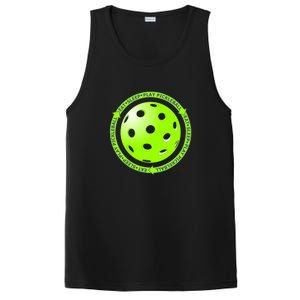 Eat Sleep Pickleball Circle | Fun Pickleball | Green Pickleball PosiCharge Competitor Tank