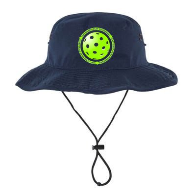 Eat Sleep Pickleball Circle | Fun Pickleball | Green Pickleball Bucket Hat