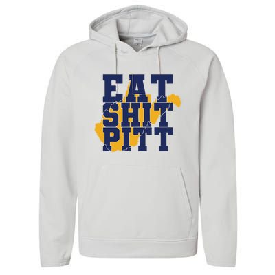 Eat Shit Pitt Performance Fleece Hoodie