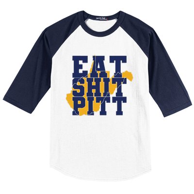 Eat Shit Pitt Baseball Sleeve Shirt