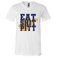 Eat Shit Pitt V-Neck T-Shirt