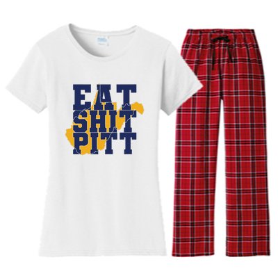 Eat Shit Pitt Women's Flannel Pajama Set