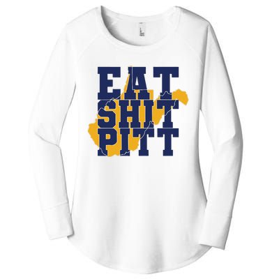 Eat Shit Pitt Women's Perfect Tri Tunic Long Sleeve Shirt