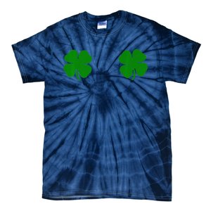 EverThreads Saint Patrick's Day FourLeaf Clover Tie-Dye T-Shirt