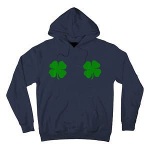 EverThreads Saint Patrick's Day FourLeaf Clover Tall Hoodie