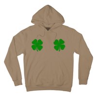 EverThreads Saint Patrick's Day FourLeaf Clover Hoodie