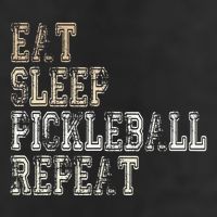 Eat Sleep Pickleball Repeat Saying Pickleball Player Cool Comfort Performance Bucket Hat