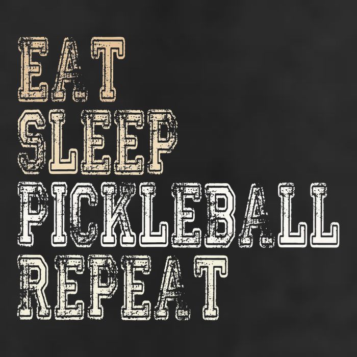 Eat Sleep Pickleball Repeat Saying Pickleball Player Cool Comfort Performance Bucket Hat
