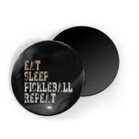 Eat Sleep Pickleball Repeat Saying Pickleball Player Magnet