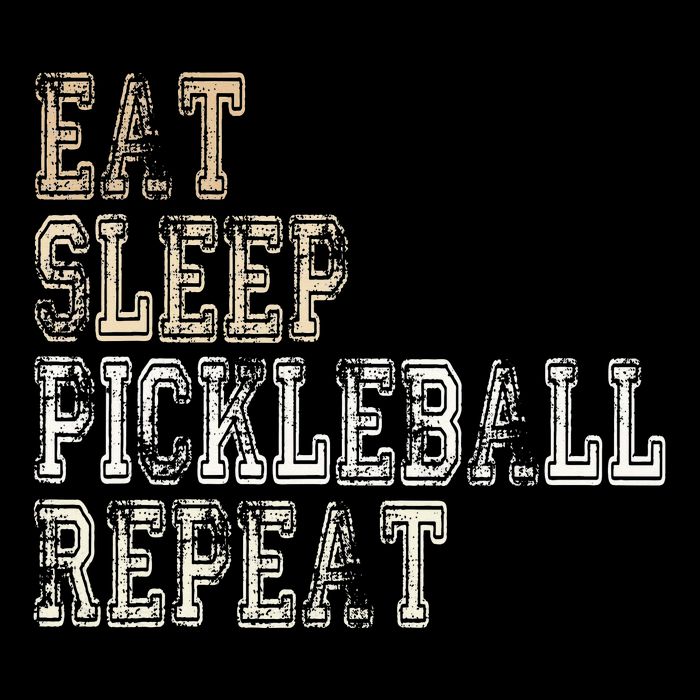 Eat Sleep Pickleball Repeat Saying Pickleball Player Youth Performance Sprint T-Shirt