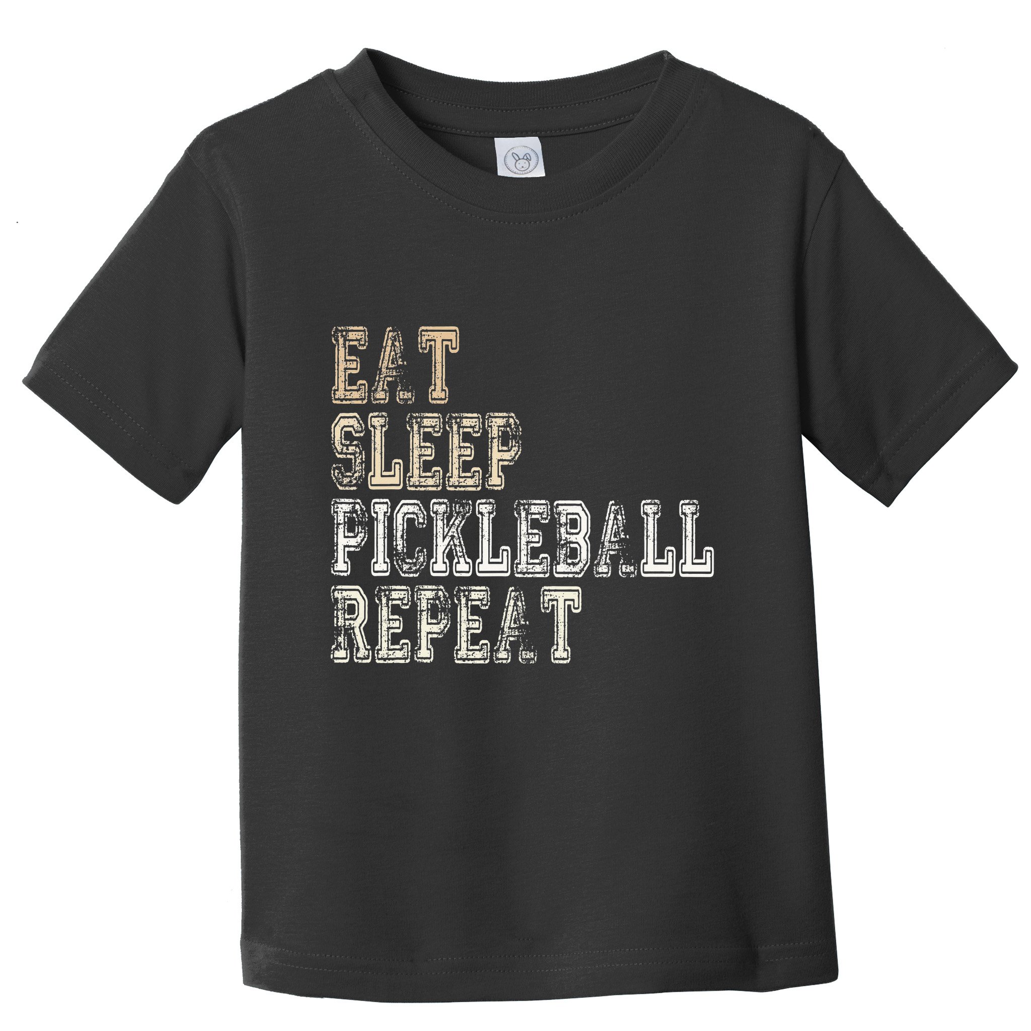 Eat Sleep Pickleball Repeat Saying Pickleball Player Toddler T-Shirt