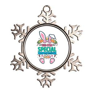 Eggstra Special Paraprofessional Para Easter Day Para Bunny Para Teacher Metallic Star Ornament