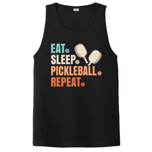 Eat Sleep Pickleball Repeat Funny Pickle Ball Player PosiCharge Competitor Tank