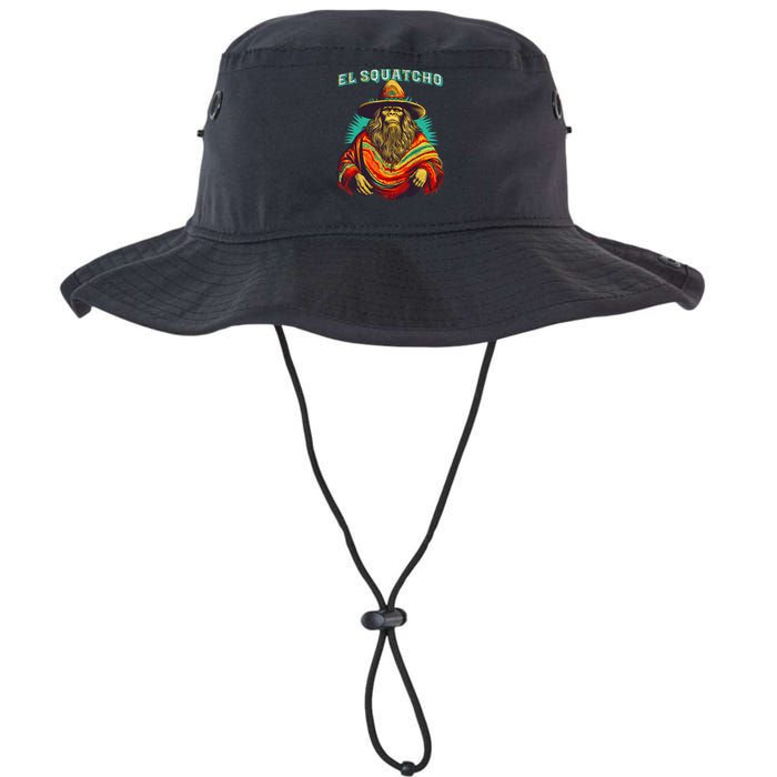 El Squatcho Poncho Western Bigfoot Funny Sasquatch Bucket Hat