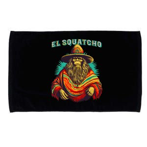 El Squatcho Poncho Western Bigfoot Funny Sasquatch Microfiber Hand Towel