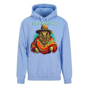 El Squatcho Poncho Western Bigfoot Funny Sasquatch Unisex Surf Hoodie