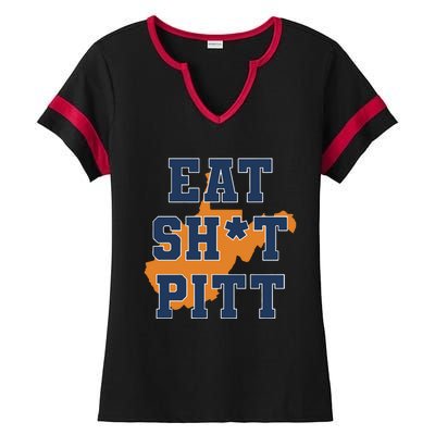 Eat Shit Pitt Ladies Halftime Notch Neck Tee