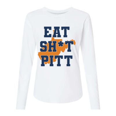 Eat Shit Pitt Womens Cotton Relaxed Long Sleeve T-Shirt