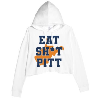 Eat Shit Pitt Crop Fleece Hoodie