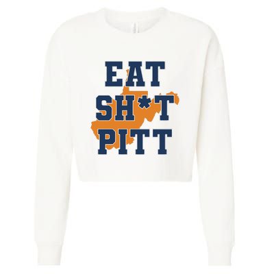 Eat Shit Pitt Cropped Pullover Crew