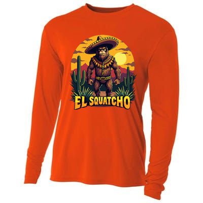 El Squatcho Poncho Cooling Performance Long Sleeve Crew