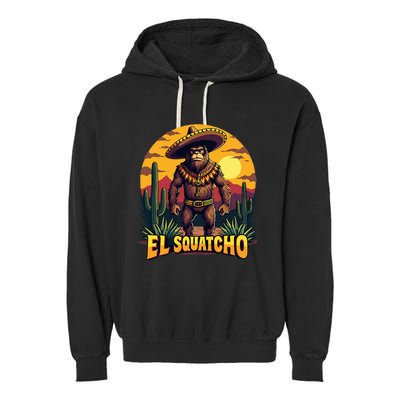 El Squatcho Poncho Garment-Dyed Fleece Hoodie