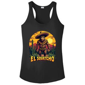 El Squatcho Poncho Ladies PosiCharge Competitor Racerback Tank