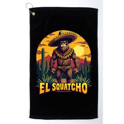 El Squatcho Poncho Platinum Collection Golf Towel