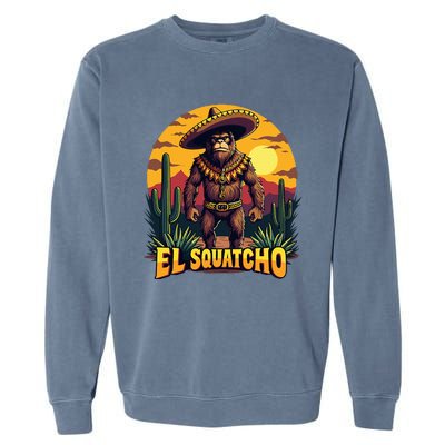 El Squatcho Poncho Garment-Dyed Sweatshirt