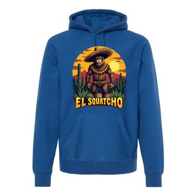 El Squatcho Poncho Premium Hoodie