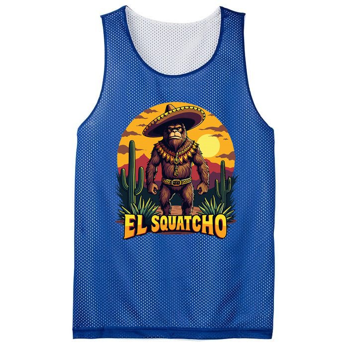 El Squatcho Poncho Mesh Reversible Basketball Jersey Tank