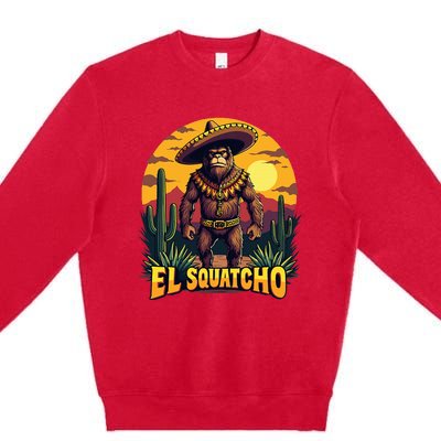 El Squatcho Poncho Premium Crewneck Sweatshirt