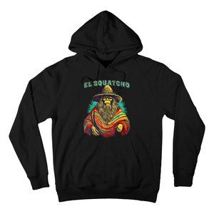 El Squatcho Poncho Western Bigfoot Funny Sasquatch Hoodie