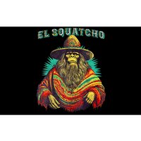 El Squatcho Poncho Western Bigfoot Funny Sasquatch Bumper Sticker