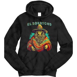 El Squatcho Poncho Western Bigfoot Funny Sasquatch Tie Dye Hoodie