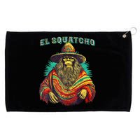 El Squatcho Poncho Western Bigfoot Funny Sasquatch Grommeted Golf Towel