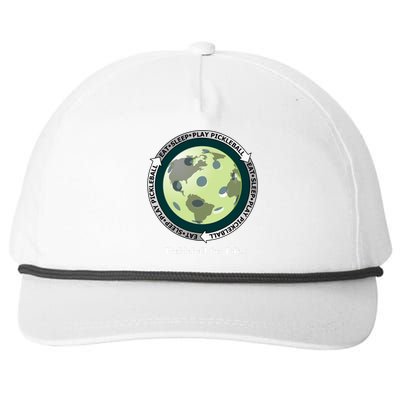 Pickleball | Fun Pickleball | Great Pickleball | Pickleball Shirt | Eat Sleep Pickleball Snapback Five-Panel Rope Hat