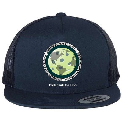 Pickleball | Fun Pickleball | Great Pickleball | Pickleball Shirt | Eat Sleep Pickleball Flatbill Hat