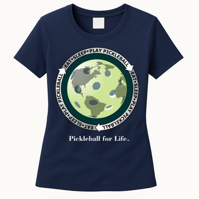 Pickleball | Fun Pickleball | Great Pickleball | Pickleball Shirt | Eat Sleep Pickleball Womens T-Shirt