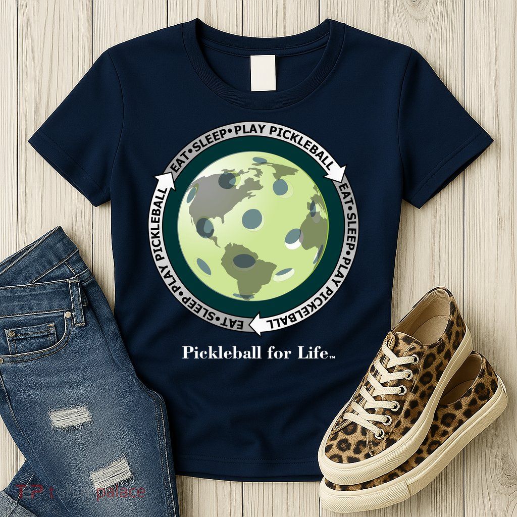 Pickleball | Fun Pickleball | Great Pickleball | Pickleball Shirt | Eat Sleep Pickleball Womens T-Shirt