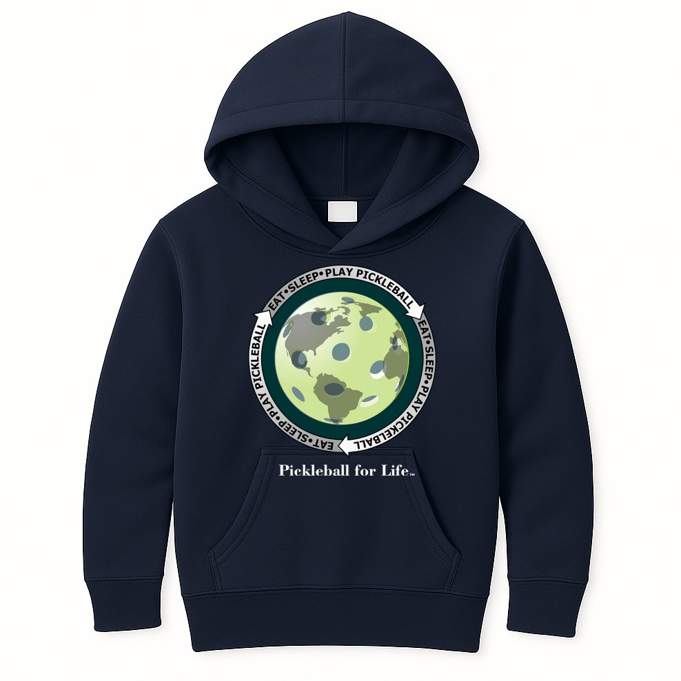 Pickleball | Fun Pickleball | Great Pickleball | Pickleball Shirt | Eat Sleep Pickleball Kids Hoodie