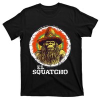 El Squatcho Portrait Western Bigfoot Funny Sasquatch T-Shirt