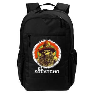 El Squatcho Portrait Western Bigfoot Funny Sasquatch Daily Commute Backpack