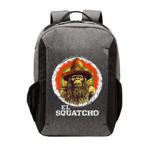 El Squatcho Portrait Western Bigfoot Funny Sasquatch Vector Backpack