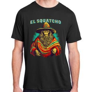 El Squatcho Poncho – Western Bigfoot Funny Sasquatch Adult ChromaSoft Performance T-Shirt