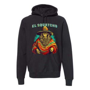 El Squatcho Poncho – Western Bigfoot Funny Sasquatch Premium Hoodie