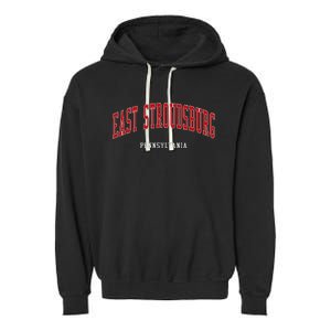 East Stroudsburg Pennsylvania College Style Garment-Dyed Fleece Hoodie