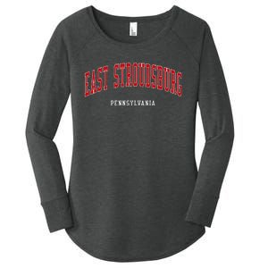 East Stroudsburg Pennsylvania College Style Women's Perfect Tri Tunic Long Sleeve Shirt