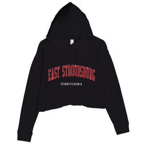 East Stroudsburg Pennsylvania College Style Crop Fleece Hoodie