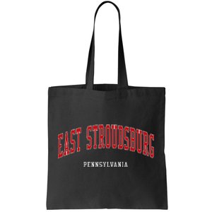 East Stroudsburg Pennsylvania College Style Tote Bag